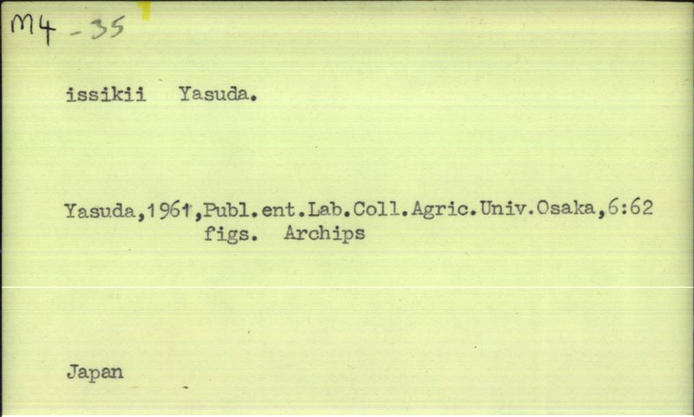 front of card